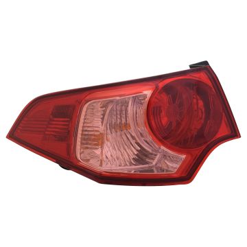 Tail Light Assembly Left Outer CAPA for Acura TSX Sedan 2011-2014