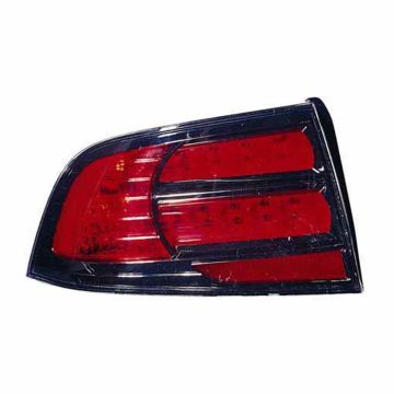 Tail Light Housing Left Includes Lens for Acura TL Type-S 2007-2008