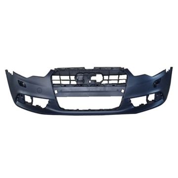 Bumper Cover Front w/o S-Line Pkg w/o Parking Aid Primed for Audi A6 2012-2015