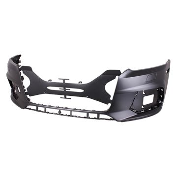 Bumper Cover Front w/o Parallel Park Assist w/o Parking Aid 1 Piece Design Primed CAPA for Audi Q3 2016-2018