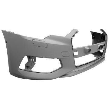 Bumper Cover Front w/o S-Line Pkg w/Parallel Park Assist Primed for Audi A6 Quattro 2019-2023