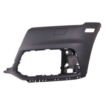 Bumper Cover Front Left w/o Parallel Park Assist w/o Parking Aid Primed CAPA for Audi Q5 2018-2020
