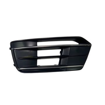 Bumper Insert Front Left Grille w/o Fog Lamps w/o Adaptive Cruise Control Dark Chrome/Aluminum for Audi Q5 2018-2019