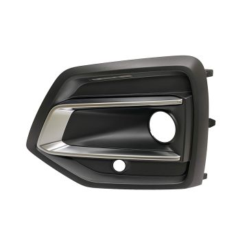Bumper Insert Front Left w/o S-Line Pkg Outer Grille Chrome for Audi Q5 2021-2023