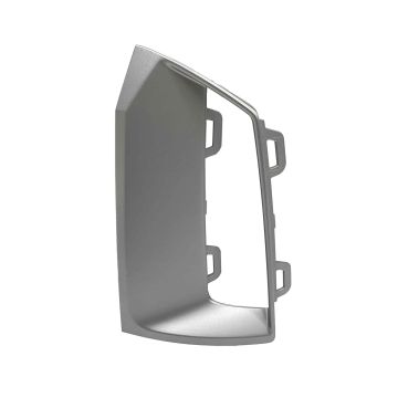 Bumper Insert Front Left w/o S-LINE Pkg Grille Opening Trim Selenite Silver for Audi Q7 2020-2023