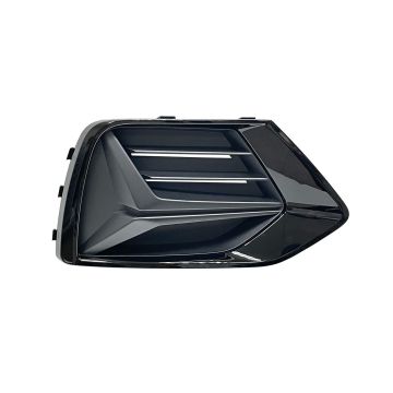 Bumper Insert Front Right Outer Grille Glossy Black for Audi Q3 2019-2023
