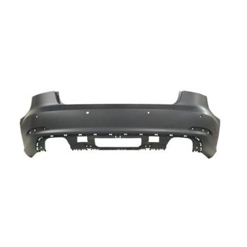 Bumper Cover Rear w/Parking Aid w/o Parallel Park Assist Primed for Audi A3 2015-2016