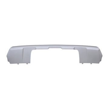 Bumper Cover Molding Rear w/o S-Line Pkg Lower Diffuser Selenite Silver for Audi Q5 2021-2023