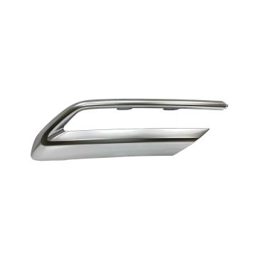 Bumper Cover Molding Rear Left w/o S-Line Pkg Exhaust Opening Trim Aluminum for Audi Q5 2021-2023