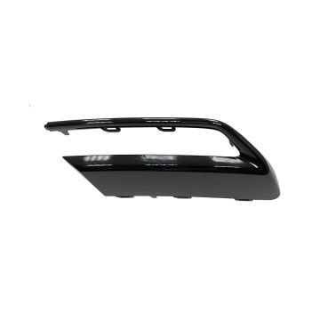 Bumper Cover Molding Rear Right w/o S-Line Pkg Exhaust Opening Trim Black for Audi Q5 2021-2023