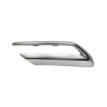 Bumper Cover Molding Rear Right w/o S-Line Pkg Exhaust Opening Trim Aluminum for Audi Q5 2021-2023