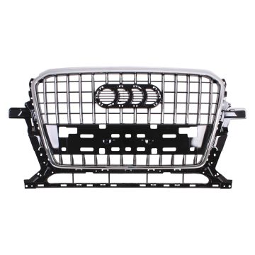 Grille Assembly Gloss Black for Audi Q5 Hybrid Prestige Hybrid 2013-2016