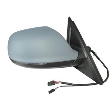 Door Mirror Assembly Right w/o Puddle Lamps w/o Auto Dimming w/o Anti-Glare w/o LDW for Audi Q5 2009-2013