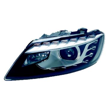 Headlight Assembly Composite Left Xenon w/o Curve Lighting CAPA for Audi Q7 2010-2015