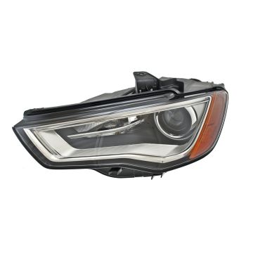 Headlight Assembly Composite Left Xenon w/o Curve Lighting for Audi S3 A3