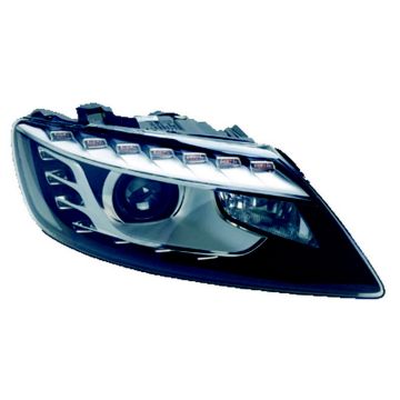 Headlight Assembly Composite Right Xenon w/o Curve Lighting for Audi Q7 2010-2015