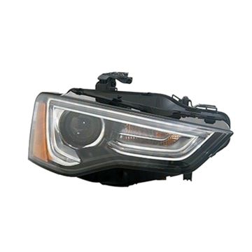 Headlight Assembly Composite Right Xenon w/o Curve Lighting From 5-9-12 CAPA for Audi A4 S4 S5 A5 Quattro