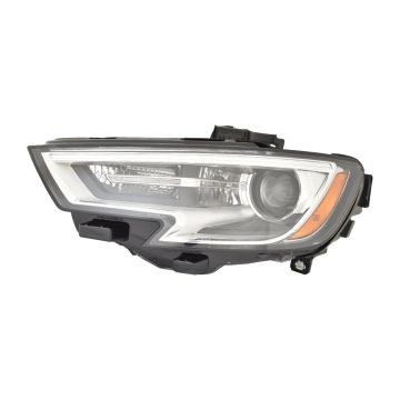 Headlight Lens Housing Left HID CAPA for Audi A3 Sportback e-tron 2017-2018