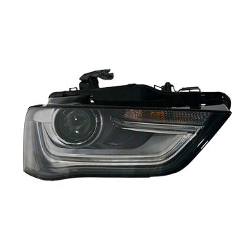 Headlight Lens Housing Right Xenon w/o Curve Lighting From 5-9-12 CAPA for Audi allroad 2013-2016