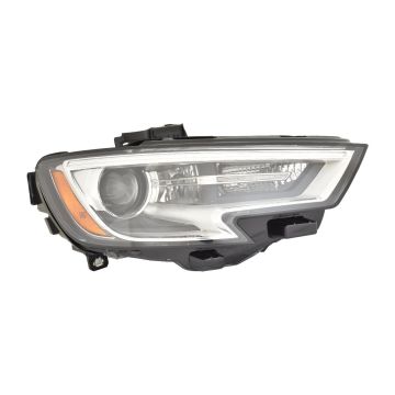 Headlight Lens Housing Right HID CAPA for Audi A3 Sportback e-tron 2017-2018