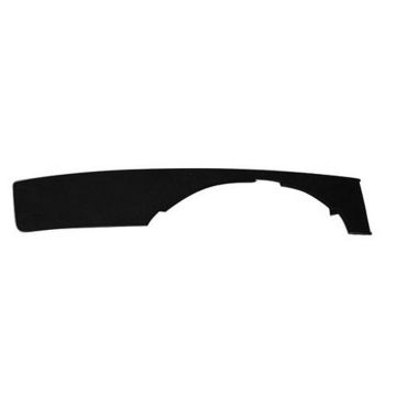 Fog Light Housing Left Upper Trim w/o Sport Pkg Matte Black for Audi A4 S4 RS4