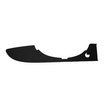 Fog Light Housing Left Lower Trim w/o Sport Pkg Matte Black for Audi A4 S4 RS4