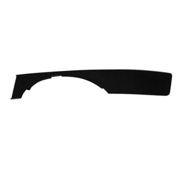 Fog Light Housing Right Upper Trim w/o Sport Pkg Matte Black for Audi A4 S4 RS4