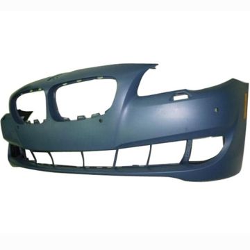 Bumper Cover Front F10 w/o M Pkg w/Park Distance Control w/o Side View Camera Primed CAPA for BMW 535i 528i 550i