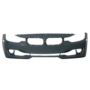 Bumper Cover Front F30 w/o Headlamp Washer w/o PDC w/o Park Assist w/o Camera Primed for BMW 335i 328i