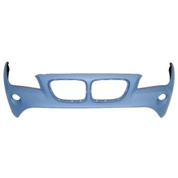 Bumper Cover Front E84 w/o M Pkg w/o Headlamp Washer Primed for BMW X1 2012-2012
