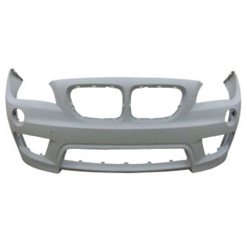 Bumper Cover Front E84 w/M Pkg w/o Headlamp Washer w/o Park Distance Control Primed for BMW X1 2013-2015