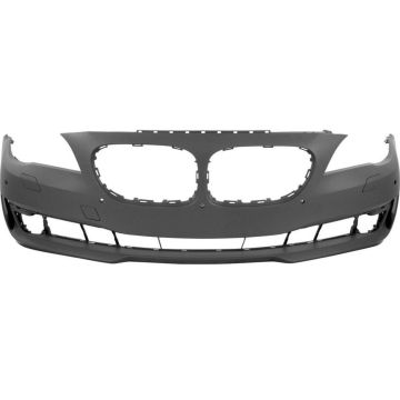 Bumper Cover Front F01/F02/F02/F04 w/o M Pkg w/Park Distance Control w/o Side View Camera Primed for BMW 740i 750i 760Li ActiveHybrid 7