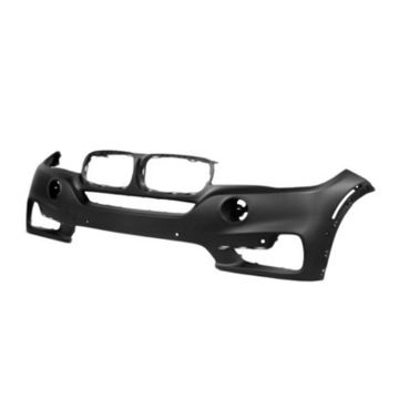 Bumper Cover Front F15 w/o Headlamp Washers w/Park Assist w/o S/V w/o LED Fog Lamps w/o M Sport Package Primed for BMW X5 2014-2015