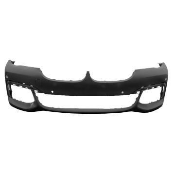 Bumper Cover Front G12 w/M Pkg w/o Headlamp Washers w/PDC w/o Park Assist Primed for BMW 740e xDrive 740i 750i