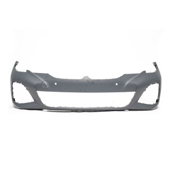 Bumper Cover Front w/M Sport Pkg G20 w/Park Distance Control w/Parking Assist Primed CAPA for BMW 330i xDrive 330i M340i xDrive M340i 330e xDrive 330e