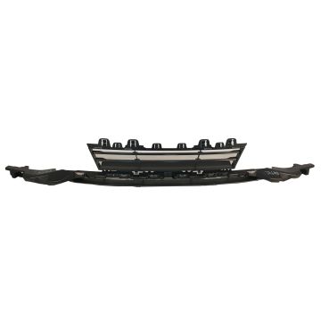 Bumper Cover Grille Front F30/F31 w/o Active Cruise Control w/o M Sport Package CAPA for BMW 320i 340i 330e 328d 328d xDrive 330i 330i xDrive 328i xDrive 328i
