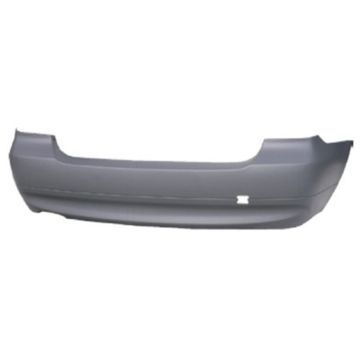 Bumper Cover Rear E90 w/o M Pkg w/o Park Distance Control Primed CAPA for BMW 325i 328i 330i