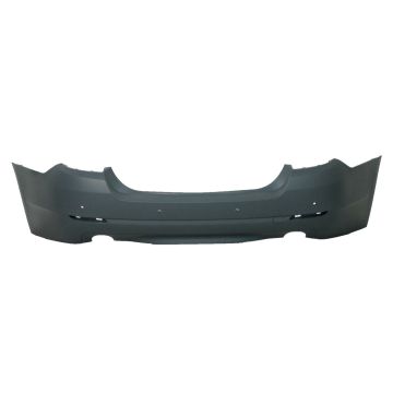 Bumper Cover Rear F10 w/o M Pkg w/Park Distance Control Primed for BMW 535i Sedan 2011-2013
