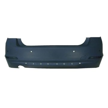 Bumper Cover Rear F30 w/Park Distance Control MODERN, LUXURY, SPORT PKG Primed for BMW 320i Sedan 2012-2015