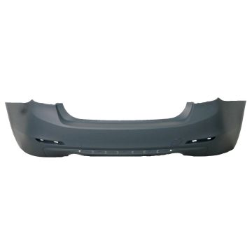 Bumper Cover Rear F30 w/o Park Distance Control MODERN, LUXURY, SPORT PKG Primed CAPA for BMW 335i Sedan 2012-2015