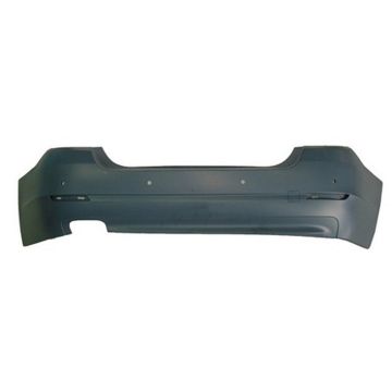 Bumper Cover Rear F10 w/o M Pkg w/Park Distance Control Primed CAPA for BMW 528i Sedan 2011-2013