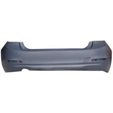 Bumper Cover Rear F30 Standard Package w/o Park Distance Control w/o M Sport Package Primed CAPA for BMW 320i 2012-2015
