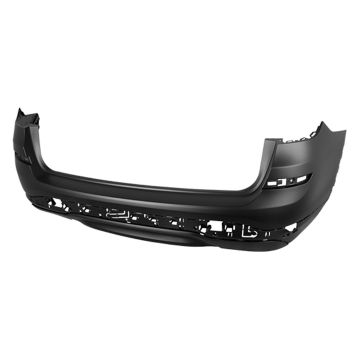 Bumper Cover Rear F25 w/o M Pkg w/o Park Distance Control w/o X Line Pkg Primed CAPA for BMW X3 2015-2017