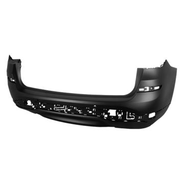 Bumper Cover Rear F25 w/o M Pkg w/Park Distance Control w/o X Line Pkg Primed CAPA for BMW X3 2015-2017
