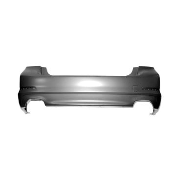 Bumper Cover Rear G30 w/o M Pkg w/o Luxury Pkg w/o PDC Primed for BMW 540i Sedan 2017-2020