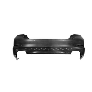 Bumper Cover Rear G30 w/o M Pkg w/Luxury Pkg w/PDC w/Park Assist Primed for BMW 540i Sedan 2017-2020
