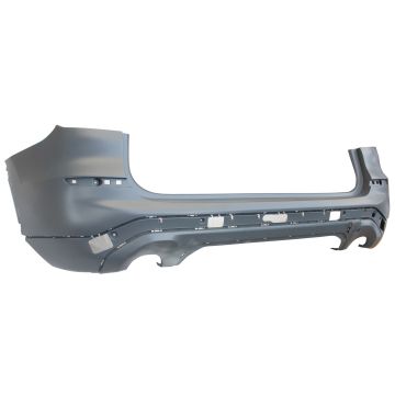 Bumper Cover Rear G01 w/o M SPORT w/Trailer Hitch w/o Parking Assist Primed CAPA for BMW X3 xDrive30i sDrive30i xDrive30i X Line xDrive30i Protection 2018-2021