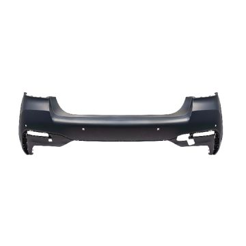 Bumper Cover Rear w/M Pkg G30 w/PDC w/Park Assist Primed for BMW M550i xDrive 530e xDrive 530e 540i 530i 530i xDrive 540i xDrive M5