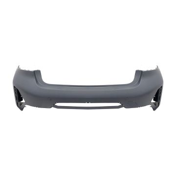 Bumper Cover Rear w/M Sport Pkg G20 w/o Park Distance Control Primed CAPA for BMW 330e xDrive 330e 330i xDrive 330i M340i xDrive M340i