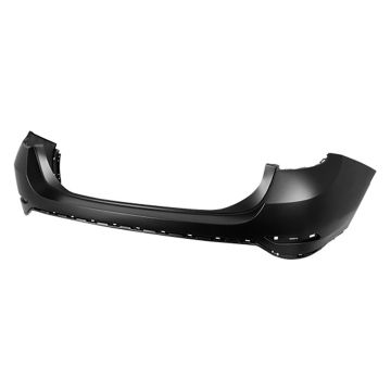Bumper Cover Rear Upper E84 w/o M Pkg From 7-12 w/Reflector Holes Primed CAPA for BMW X1 2012-2015